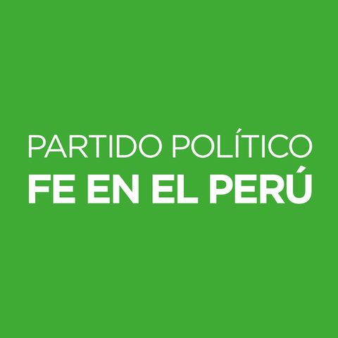 Símbolo de Fe en el Perú registrado ante el JNE