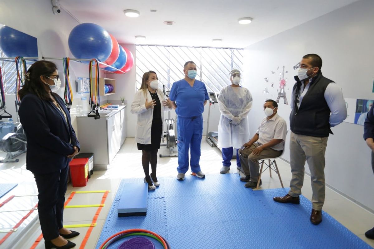 Fotografía publicada por la Municipalidad de La Molina con el comunicado "Municipalidad de La Molina inauguró el primer Centro de Rehabilitación Post Covi"