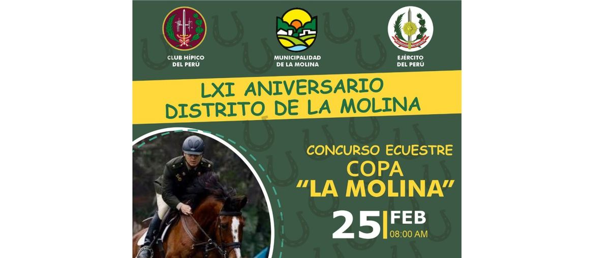 Fotografía publicada por la Municipalidad de La Molina con el comunicado "Concurso ecuestre de La Molina y fiesta familiar se desarrollará en la Escuela d"