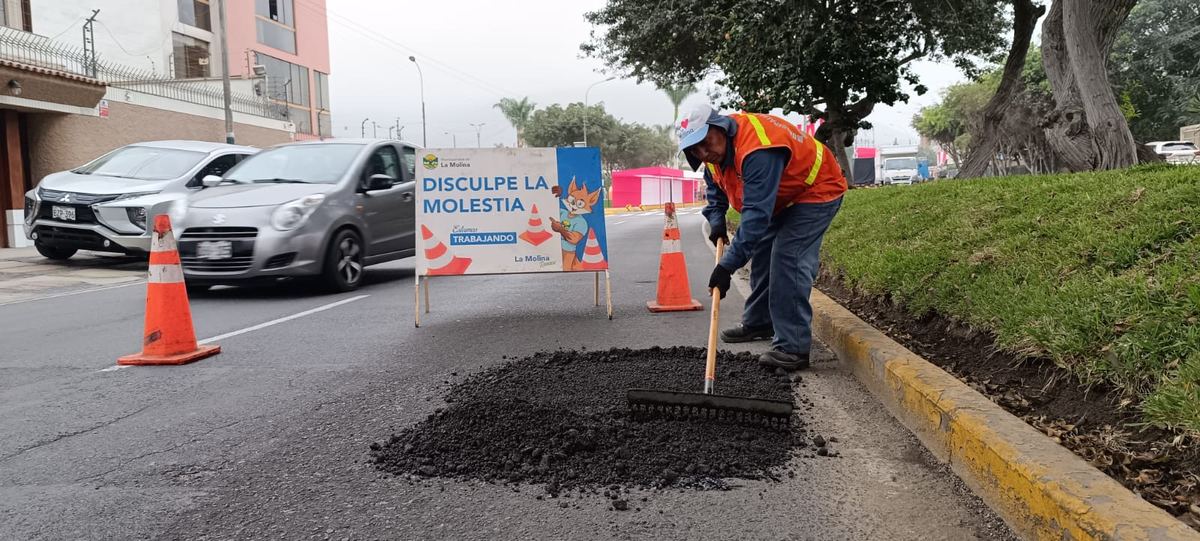 Fotografía publicada por la Municipalidad de La Molina con el comunicado "La Molina recuperará sus principales avenidas que beneficiará a ocho distritos"