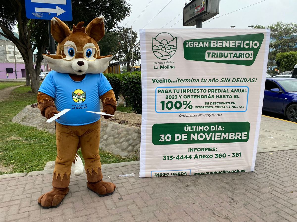 Fotografía publicada por la Municipalidad de La Molina con el comunicado "Extraordinarios beneficios tributarios ofrece Municipalidad de La Molina a sus v"