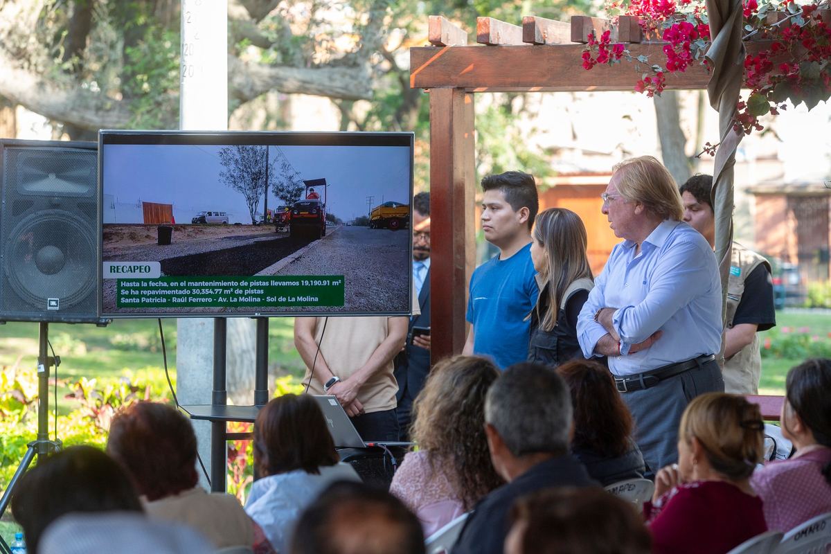 Fotografía publicada por la Municipalidad de La Molina con el comunicado "Municipalidad de La Molina promueve la participación ciudadana con exitosa audie"