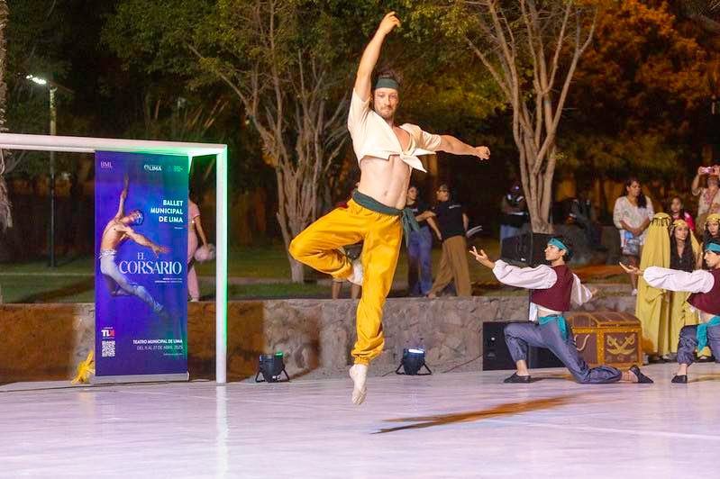 Fotografía publicada por la Municipalidad de La Molina con el comunicado "VECINOS DE LA MOLINA DISFRUTARON DE ESPECTÁCULO DE BALLET"