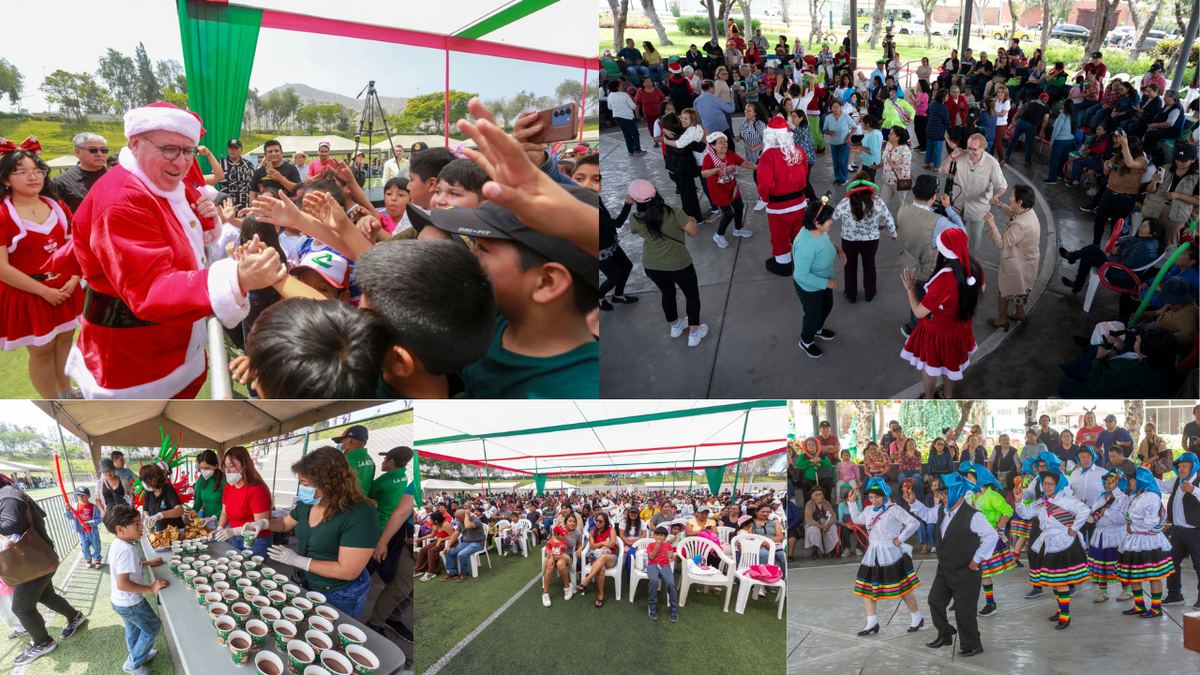 Fotografía publicada por la Municipalidad de La Molina con el comunicado "MUNICIPALIDAD DE LA MOLINA LLEVÓ ALEGRÍA A CIENTOS DE ADULTOS MAYORES Y MILES DE"