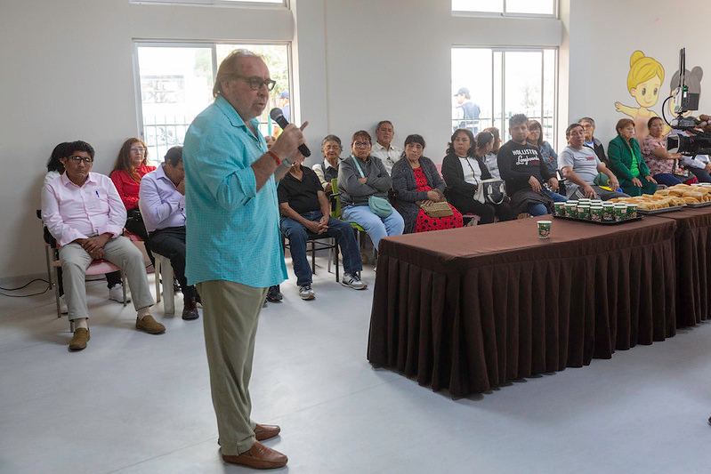 Fotografía publicada por la Municipalidad de La Molina con el comunicado "LA MOLINA NO TOLERARÁ NINGÚN TIPO DE DISCRIMINACIÓN NI RACISMO"