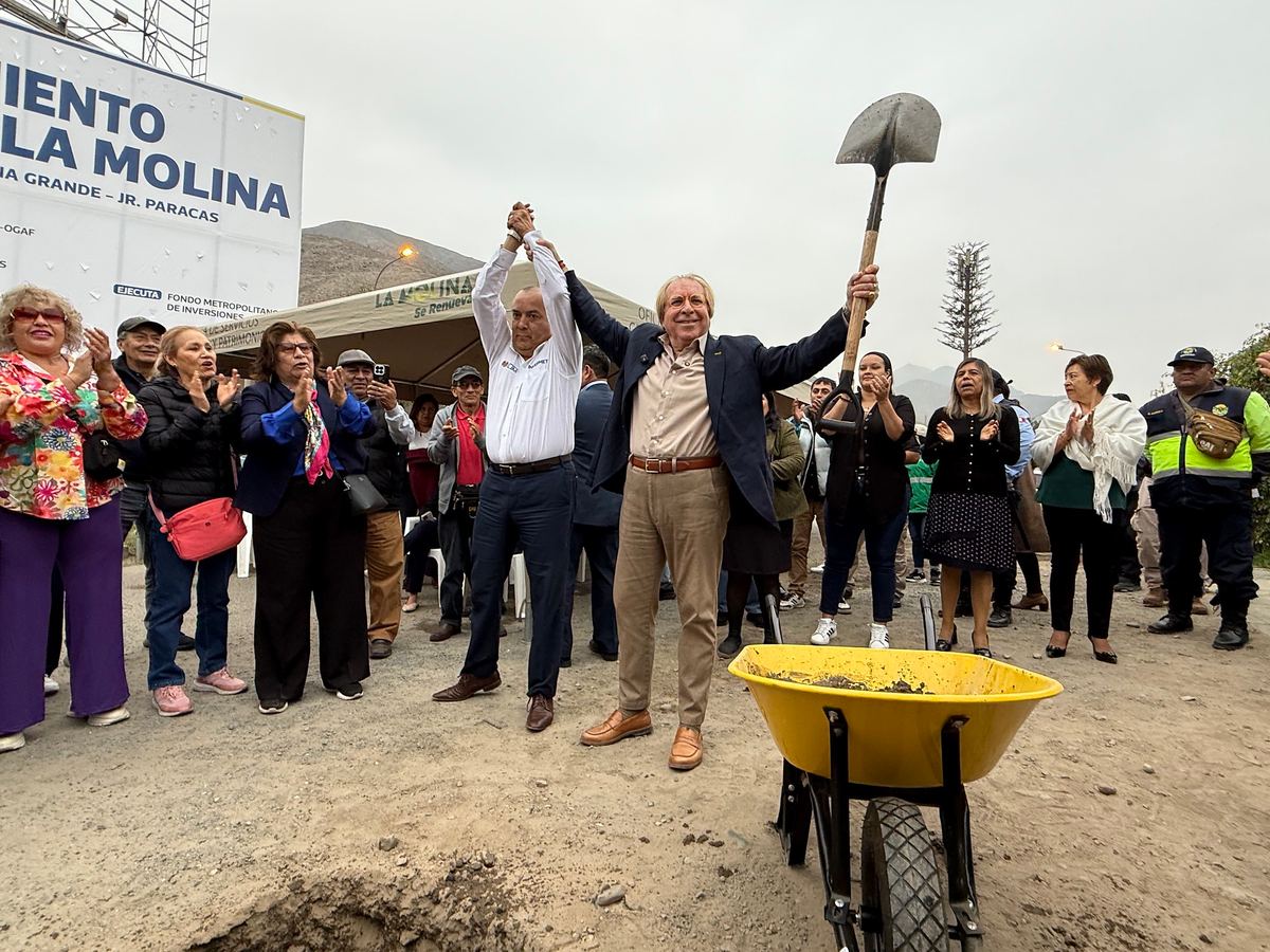 Fotografía publicada por la Municipalidad de La Molina con el comunicado "La Molina inicia la recuperación integral de la Av. La Molina con una inversión "